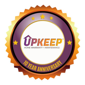UPKEEP 10 Year Anniversary Logo Badge